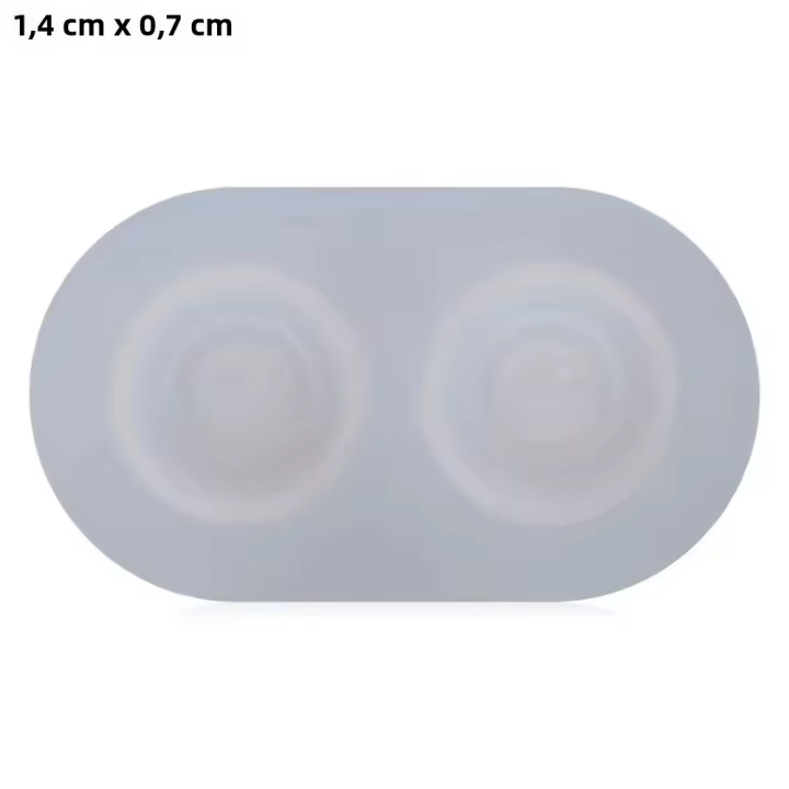 Molde De Silicona Para Ojos De Muñecas DIY Herramientas Creativas De Manualidades Accesorios Para Juguetes Medio Círculo De Sillíaco Reutilizable - 1