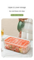 Molde Para Hielo Con 32 Slots Tapa Cuchara Y Caja De Almacenamiento Incluidos Herramientas Para Cocina DIY Para Whiskey Cócteles Y Jugos - details 8