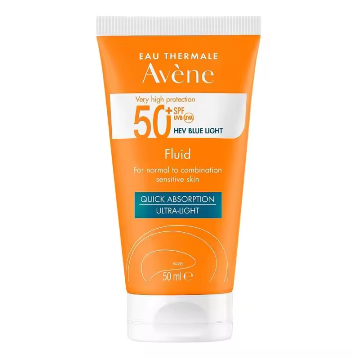 30% EXTRA 2ª Ud.AVÈNE Solar Fluido Facial Piel Sensible Normal a Mixta SPF50+ (50ml) ✅ Entrega 24/72h - 1