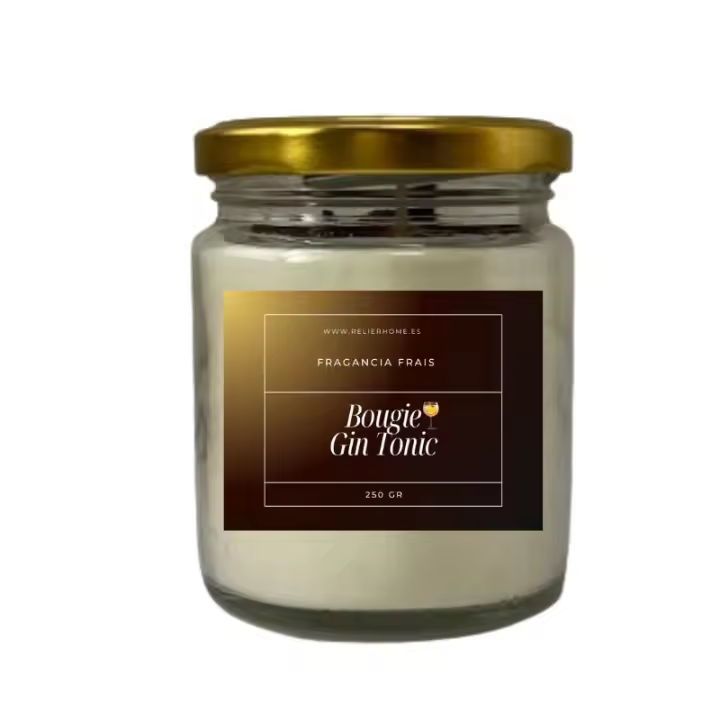 Vela Aromática para Hombre con Fragancia de Gin Tonic - El Regalo Ideal para él - 1