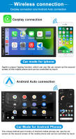 AHOUDY 2 Din Reproductor Multimedia HD Con Pantalla Táctil Para Coche Carplay FM Audio Bluetooth Compatible Con Toyota KIA Ford VW - details 1
