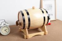 Barrel De Madera Retro Para Whiskey Y Vino Tinto De 1.5L/3L Gran Capacidad Con Grifo Contenedor De Almacenamiento Para Fabricación De Vino Accesorios De Barra - details 4