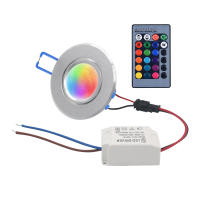 Downlight LED RGB Dimmable 3W 16 Colores Cambiantes Iluminación Revestida Retrofits Con Control Remoto AC85-265V Lámpara De Techo - details 11