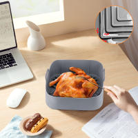 AYA MARKT  PACK de 3 Moldes de Silicona Cuadrada Reutilizable para Freidora de Aire  – Antiadherente, Resistente al Calor, Apto para Horno y Freidora de Aire, Fácil de Limpiar y Lavavajillas - details 2