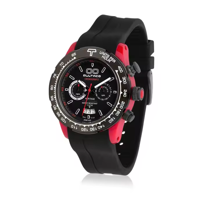Bultaco Reloj analogico para Hombre de Miyota OS21 con Correa en Caucho H1PR43CCB1 - 1