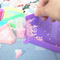 Kit De Paleta De Diamante 7 En 1 Con Almacenamiento Hexagonal De Gran Capacidad Y Pluma De Diamante Herramientas Para Pintura Y Bordado Artísticos - details 14