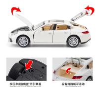 Coche De Deporte Aleación De Metal Panamera 1:24 Con Luz Y Sonido Modelo De Vehículo Off-road Para Niños Juguete Simulación A46 - details 8