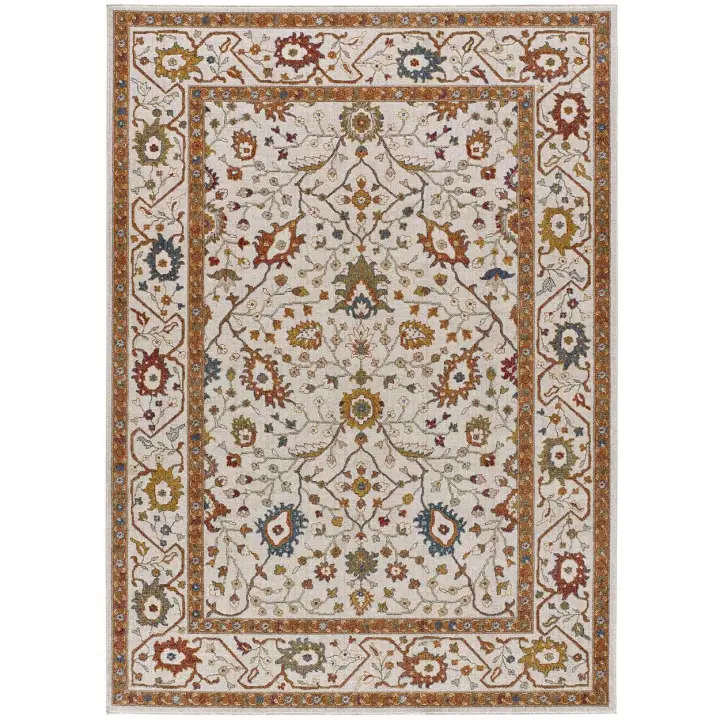 ATTICGO Alfombra de Interior Estilo Mosaico en Multicolor - ANTHEA 01 | 140x200, 160X230, 200X290 cm - 1