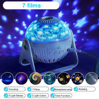 Proyector De Galaxia Planetario Luz Nocturna Ajustable 360° Lámpara Estelar Para Dormitorio Hogar Regalo De Cumpleaños Para Niños - details 4