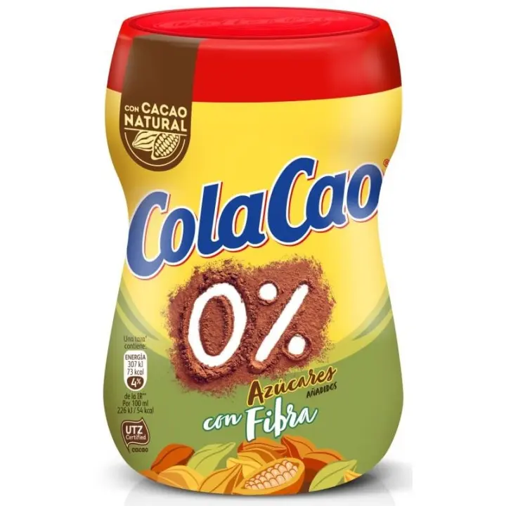 Cola Cao Cacao en Polvo con Fibra 300 Gr - Mezclas de Bebidas en Polvo - 1
