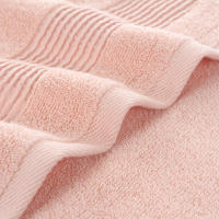 Toalla acanalada de algodón puro, color liso, para lavado facial, toalla doméstica, absorbente, gruesa, sin pelusa, de algodón doméstico. - details 7