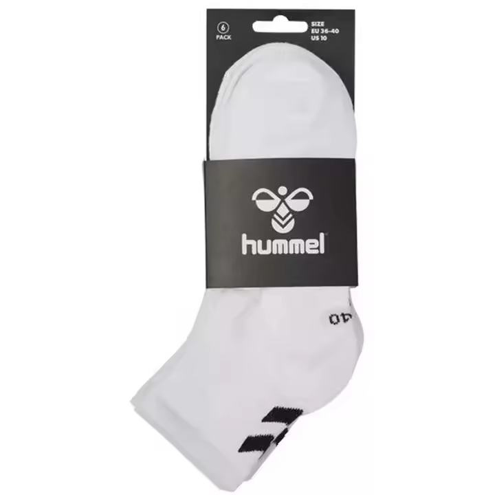 Calcetines Hummel Pack 6 para mujer en color blanco - 1