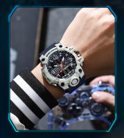 Reloj De Pulsera Militar Deportivo Para Hombre SANDA 3133 G Style 50M a Prueba De Agua Resistente Al Shock Con Cuarzo Digital Y Luz LED - details 1