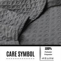 Colcha bouti para Verano y Entretiempo, Colcha para Cama 90/105/135/150, 100% Poliester, Colcha Cubre Cama Fina, Suave, incluye funda de cojin 45x70cm - details 1