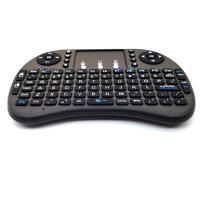 Teclado Inalámbrico Mini I8 2.4G Handheld Touch Clásico Negro Para Android TV Box PC Ratón Aire Juego Teclado Multifuncional Ruso Francés Español - details 1