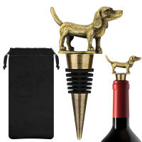 Tapa De Botella De Vino Para Perros/Cats Decorativa De Aleación De Zinc Y Silicona Herramientas De Accesorios Para Vino - details 6