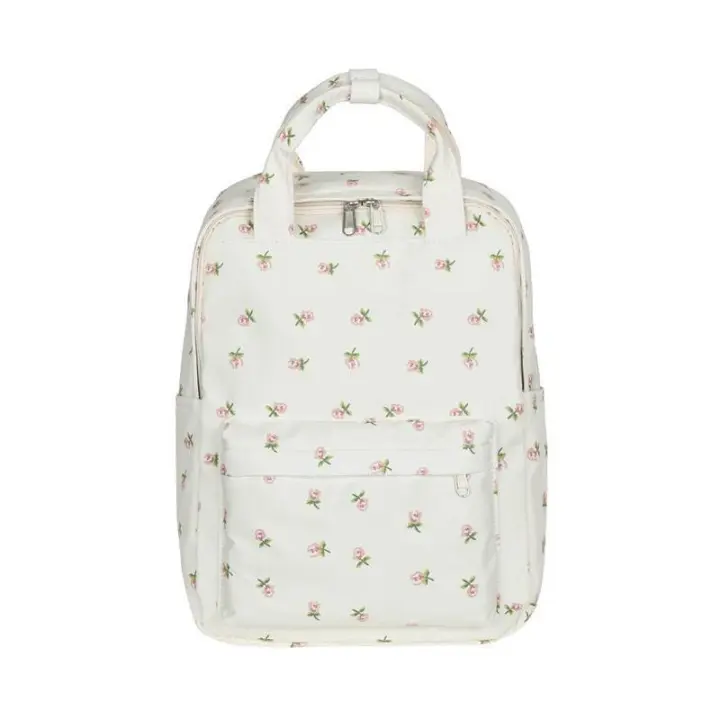 Mochila pequeña floral de moda y simple - 1