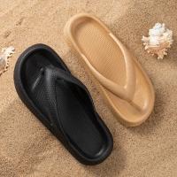 Nuevos Sandalias De Plataforma Gruesa Para Hombre 2024 Moda Verano Zapatillas De Playa Antideslizantes Calzado Casual Para Baño - details 3