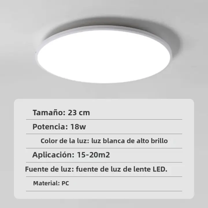 Lámpara De Techo LED Moderna 18W 27W 36W AC 220V Para Dormitorio Y Sala De Estar Iluminación Energía Ahorro Panel LED Interior - 1