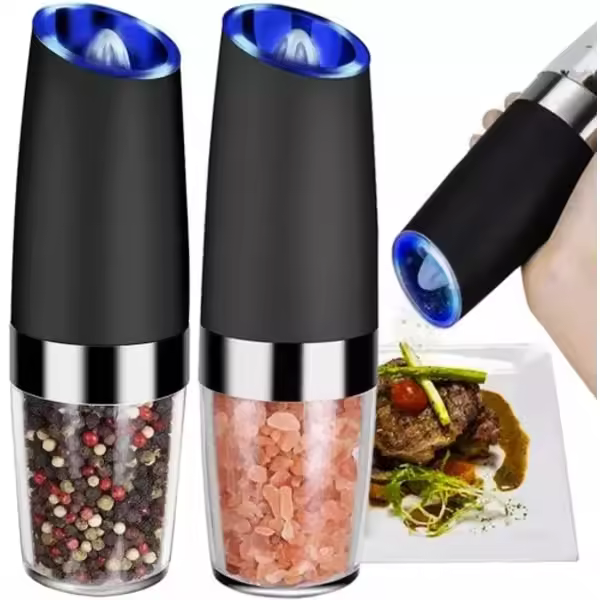 2-Pack - Electric Salt & Pepper Mills - 1