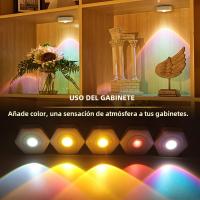 Lámpara De Escritorio Magnética Colgante En Color LED Para Armario Y Ambiente Luz De Noche Sin Baterías Incluidas Forma Estelar - details 3