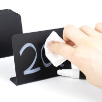 5Pcs Mini Tablero De Lápiz Con Base Etiquetas De Nombre Para Café Y Pastelería Menú Portátil Etiquetas De Etiqueta Para La Mesa - details 1