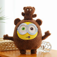 Almohada De Peluche Minion 30CM Color Amarillo Personaje De Película Suave Y Durable Regalo Ideal Para Cumpleaños De Niños - details 1