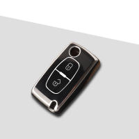 Nueva Funda De Llave De Coche 2 Botones TPU Para Peugeot 107 207 307 308 407 607 3008 5008 Para Citroen Xsara Picasso C5 C6 C8 - details 4