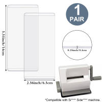 1 Par De Almohadillas De Corte Mini 5.5x2.6 Pulgadas Para Máquina De Corte De Dieses 2 Pack Plástico Polímero Transparente Para Corte De Dieses - details 1