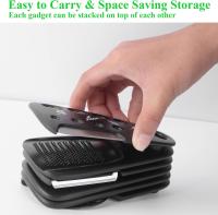 Juego de utensilios de cocina de 6 piezas, herramientas de cocina que ahorran espacio, accesorios de acero inoxidable, rallador, cortador de pizza, pelador de verduras, cuchillo para pelar, triturador de ajo, caja de regalo - details 5