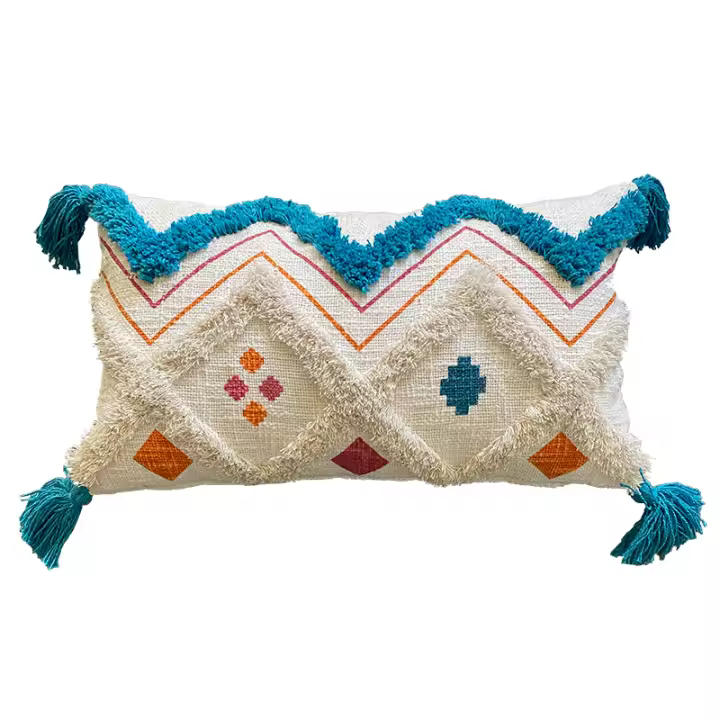 MEVAK LIVING - Funda de cojín de algodón modelo Hopi Petite - 1