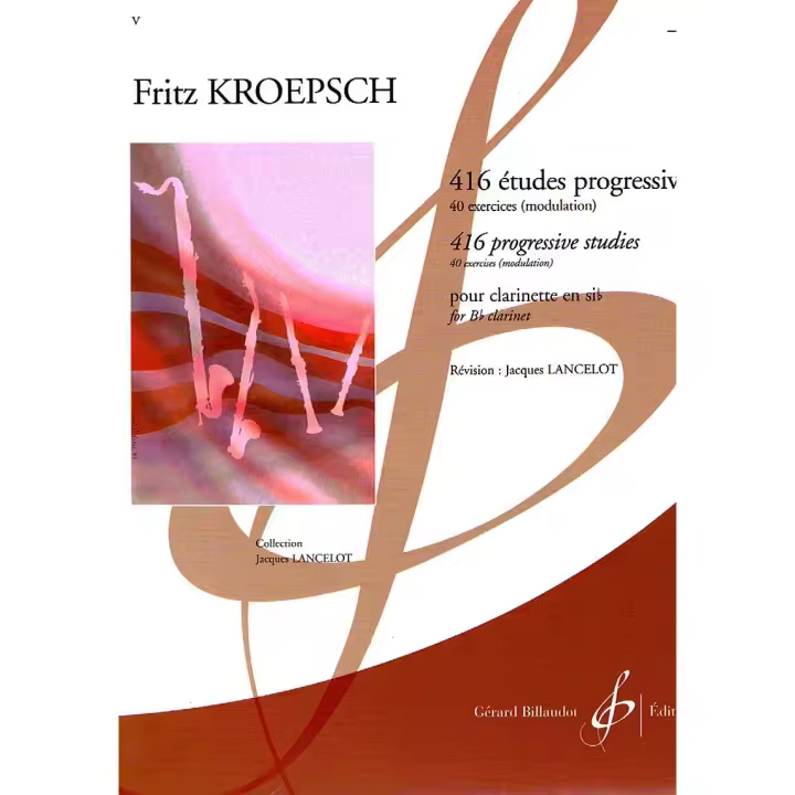 KROEPSCH F.-Estudios (416) Progresivos Vol.3: 40 Ejercicios de Modulacion para Clarinete (Lancelot) - 1