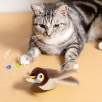 Juguete Interactivo Para Gatos Pájaro Volador Con Alas Movibles Y Masticable Simulación De Golosina Eléctrica Para Divertir a Los Gatos - details 9