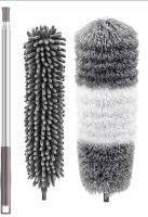 Plumero de Limpieza, 252cm Plumas Microfibra Atrapapolvo Extensible Telescópica Plumeros para El Polvo Lavable para La Limpieza de Ventiladores de Techo Persianas Muebles Telarañas, 2PCS - details 0