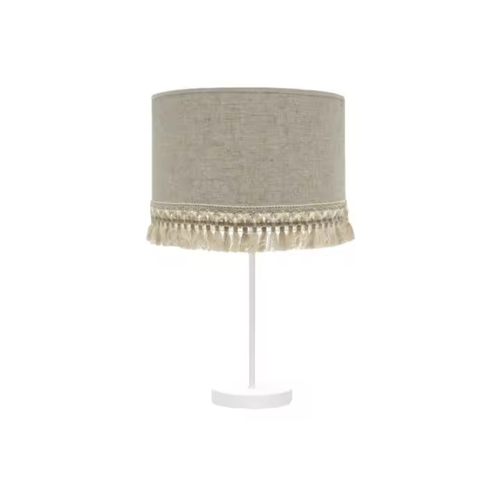 Fabrilamp - Sobremesa Alto Vera 1xe27 Blanco/beis 62x30x30 Cm - 1