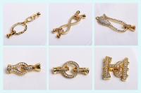 Colgante De Metal Enchapado En Oro 18K Para Fabricación De Collares Hebilla Liso Para Colgantes Gancho Para Cierres Clips - details 15