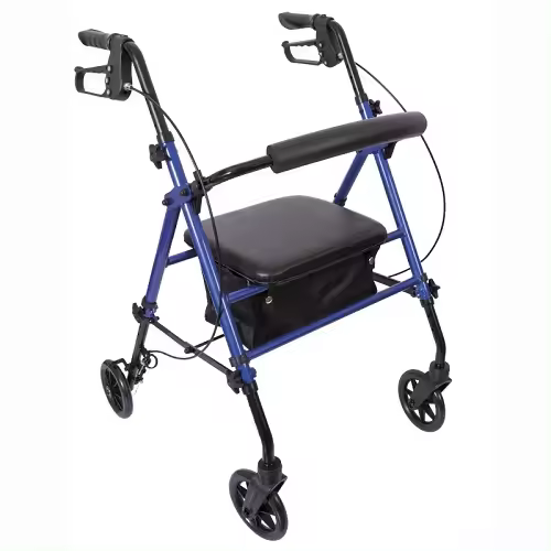 Andador Rollator Freno Mano Az 22221A - Ayuda a la Movilidad - Estructura Ligera y Resistente - 1