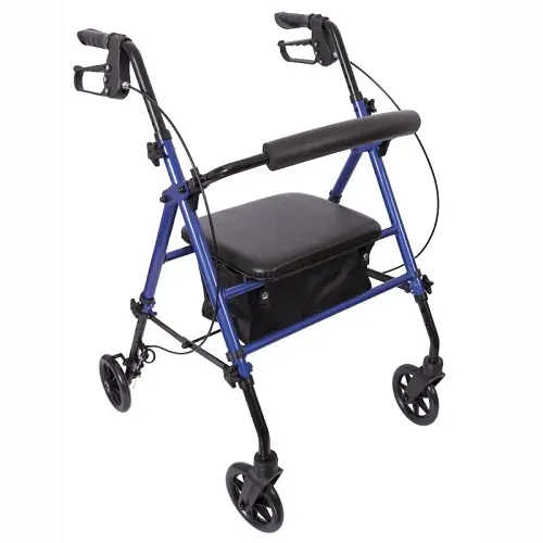 Andador Rollator Freno Mano Az 22221A - Ayuda a la Movilidad - Estructura Ligera y Resistente - 1
