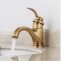 ZVD Grifo de baño Antiguo, Grifo del fregadero, Grifo de baño, nostálgico latón - details 1