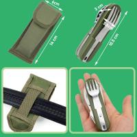 Juego de cubiletes para acampar 8 en 1, cubiletes de viaje reutilizables de inoxidable Maple, utensilio portáthil - details 3