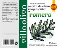 Villaolivo - Condimento A Base De Aceite De Oliva Virgen Extra Con Romero 250 ml - details 1