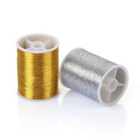 Hilo De Bordado De Alta Calidad Para Manualidades DIY Oro Y Plata Hilo De Cruz Para Máquina De Costura Y Suturas Artísticas Accesorios De Costura - details 14
