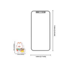 30pcs Pegatinas De Conejo Lindo Graffiti De Dibujos Animados Para Decorar Cuaderno Maleta Moto Scrapbook PVC Impermeable Y Duradero Tamaño 6.5x4.5cm - details 2