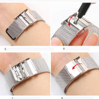 Correa De Reloj De Acero Inoxidable Para Garmin Fenix 8 7X 7 6X 6 pro 5X 5 3HR Metal Bracelet Epix pro 47 51mm Quick Release Unisex - details 7