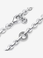 Pandora-Plata de Lei Pandora - Pulsera Firma Pavé Bold Chain - details 0