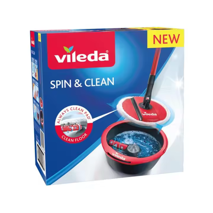 Esfregona giratoria spin & clean vileda - 1