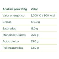 Aceite de Girasol BIO 250ml NaturGreen – Sin Gluten, Rico en Omega-6 y Vitamina E - details 1