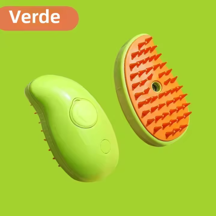 Cepillo De Baño Para Mascotas 3 En 1 Con Manguera Térmica Plegable Y Rotativo Eliminador De Pelos Para Gatos Y Perros - 1