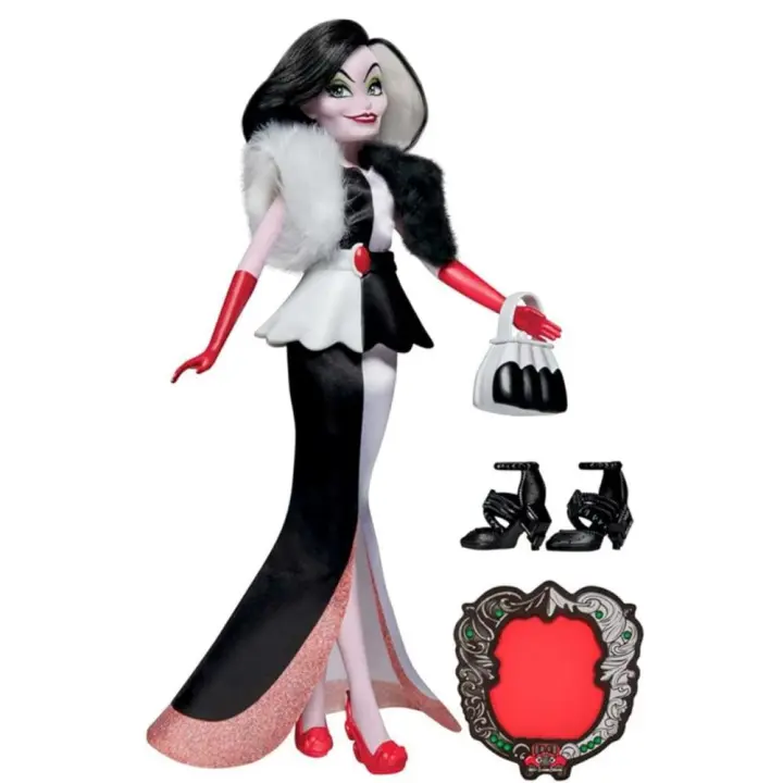 Muñeca Cruella de Vil Disney Villana 27,5 centímetros 101 dálmatas Hasbro - 1