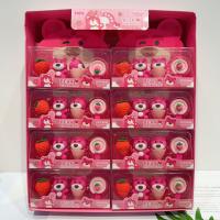 Nuevo Set De Borradores Lotso Oso Fresa Dibujos Animados Lindo Y Práctico Para Estudiantes Juguetes Infantiles De Anime Periféricos Sin Rastro Material TPR - details 0